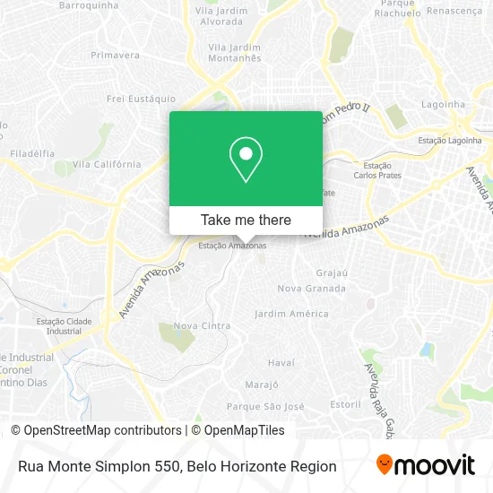 Rua Monte Simplon 550 map