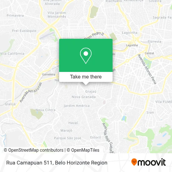 Rua Camapuan 511 map