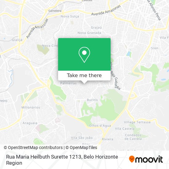 Mapa Rua Maria Heilbuth Surette 1213