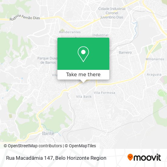 Rua Macadâmia 147 map