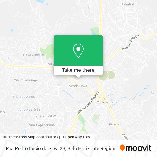 Mapa Rua Pedro Lúcio da Silva 23