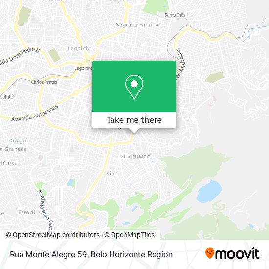 Rua Monte Alegre 59 map
