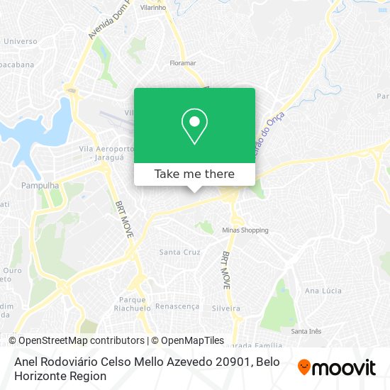 Anel Rodoviário Celso Mello Azevedo 20901 map