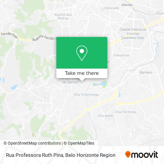 Rua Professora Ruth Pina map