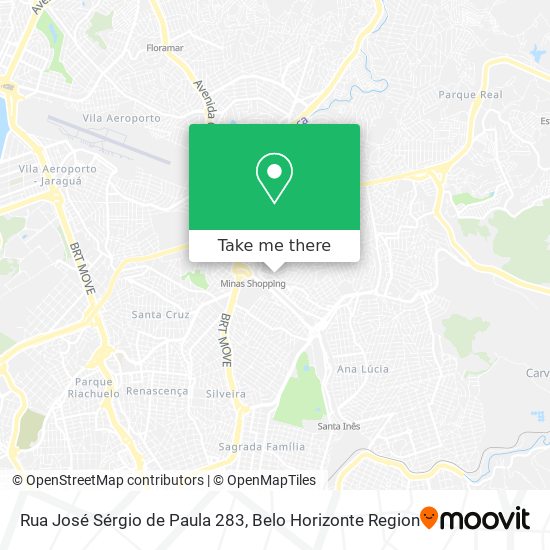 Rua José Sérgio de Paula 283 map