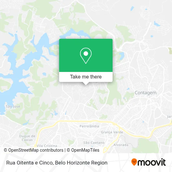 Rua Oitenta e Cinco map