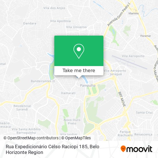 Rua Expedicionário Célso Raciopi 185 map