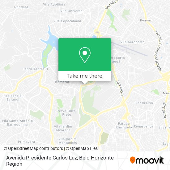 Avenida Presidente Carlos Luz map