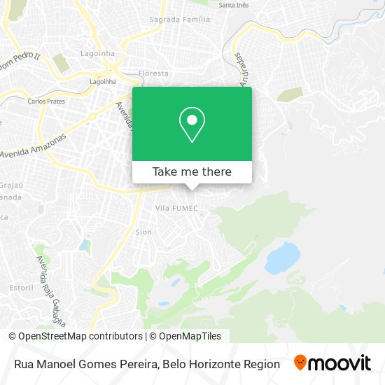 Rua Manoel Gomes Pereira map