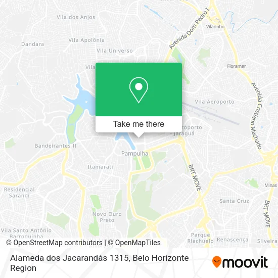 Mapa Alameda dos Jacarandás 1315