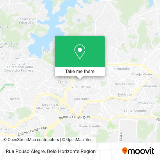 Rua Pouso Alegre map