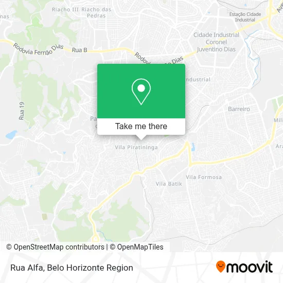 Rua Alfa map
