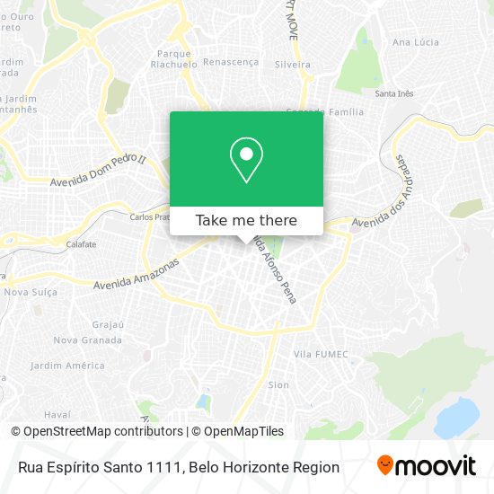 Rua Espírito Santo 1111 map