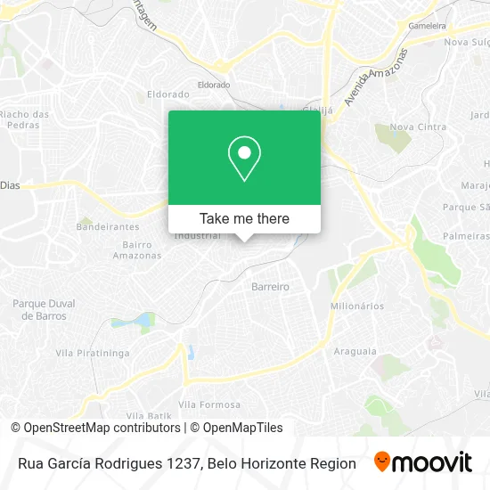 Rua García Rodrigues 1237 map