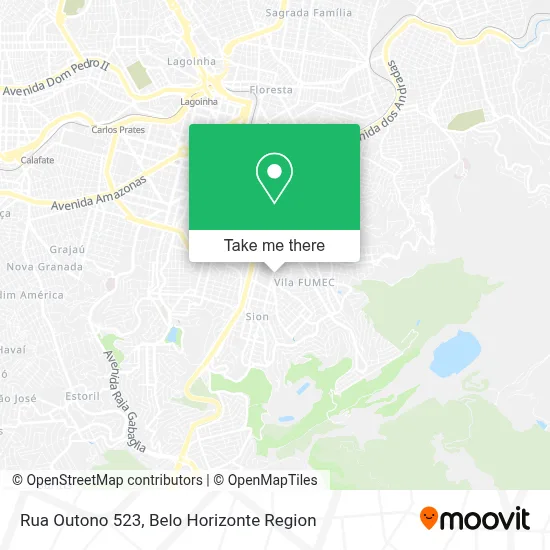 Rua Outono 523 map
