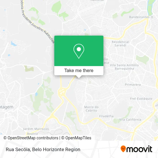 Rua Secóia map