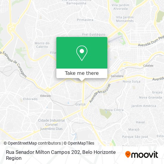 Rua Senador Milton Campos 202 map