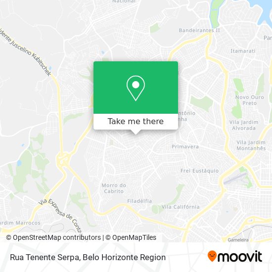 Rua Tenente Serpa map