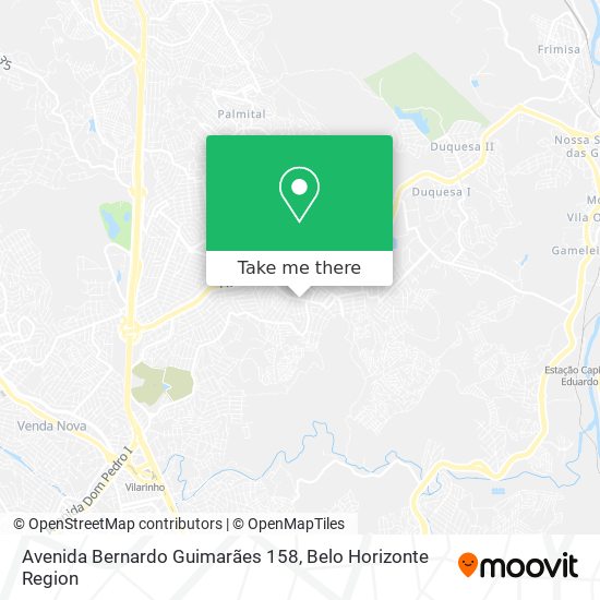 Avenida Bernardo Guimarães 158 map