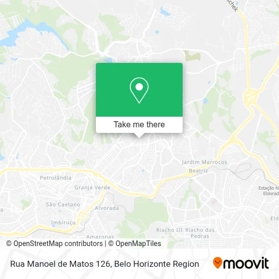Rua Manoel de Matos 126 map