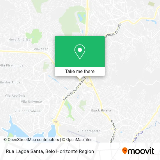 Rua Lagoa Santa map