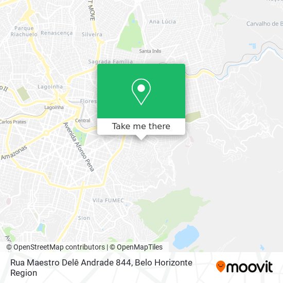 Rua Maestro Delê Andrade 844 map
