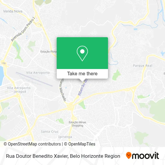 Rua Doutor Benedito Xavier map