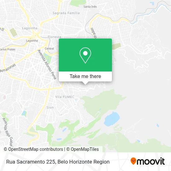 Rua Sacramento 225 map