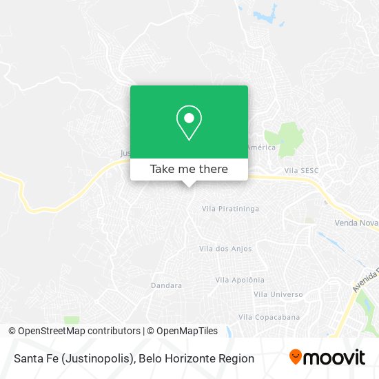 Santa Fe (Justinopolis) map