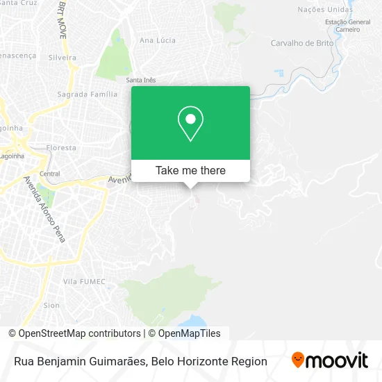 Rua Benjamin Guimarães map