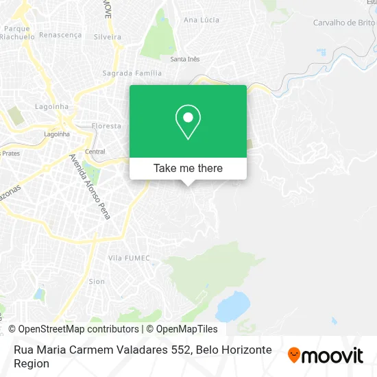 Rua Maria Carmem Valadares 552 map