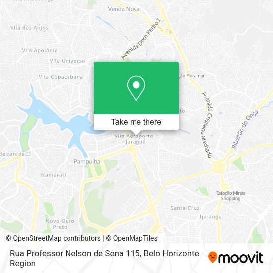 Rua Professor Nelson de Sena 115 map
