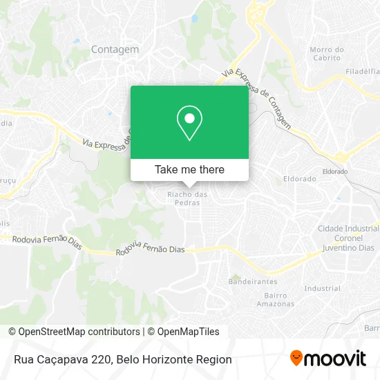 Rua Caçapava 220 map