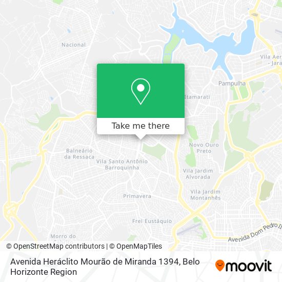 Avenida Heráclito Mourão de Miranda 1394 map