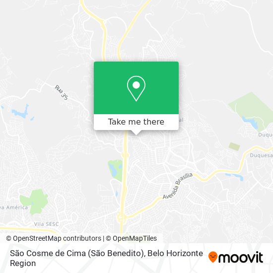 São Cosme de Cima (São Benedito) map