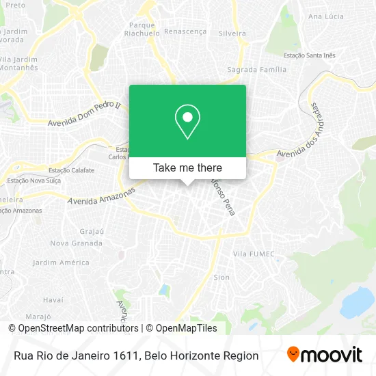 Rua Rio de Janeiro 1611 map