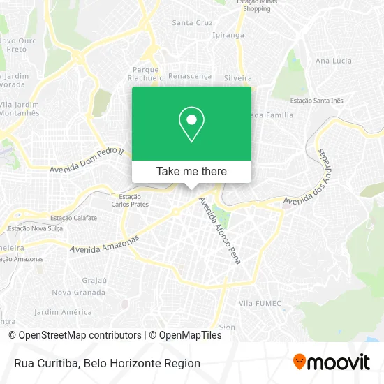 Rua Curitiba map