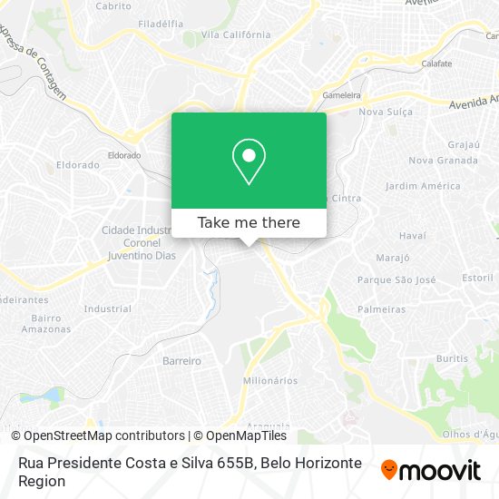 Rua Presidente Costa e Silva 655B map