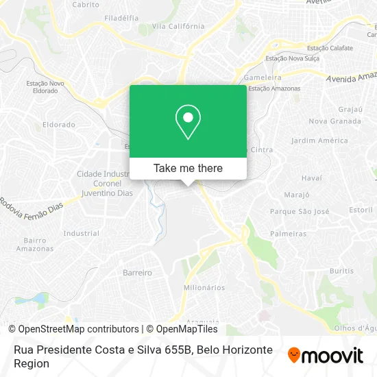 Rua Presidente Costa e Silva 655B map