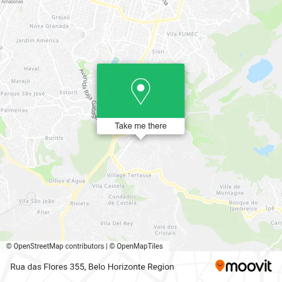 Rua das Flores 355 map
