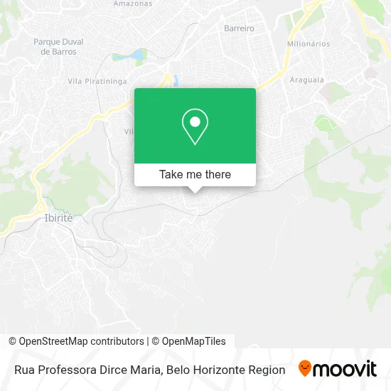 Rua Professora Dirce Maria map