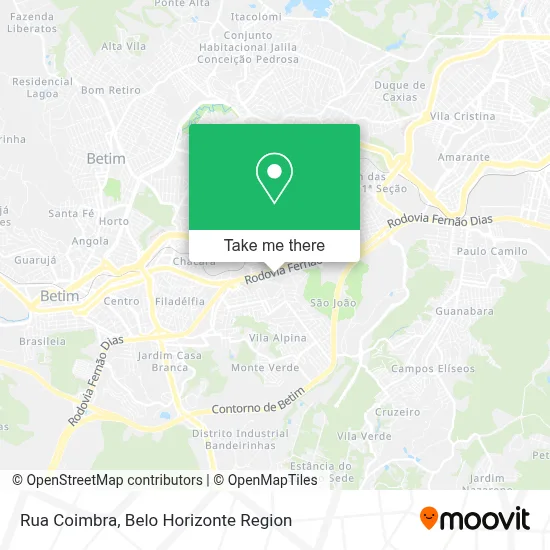 Rua Coimbra map