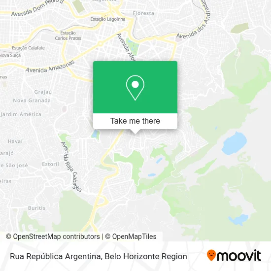 Rua República Argentina map