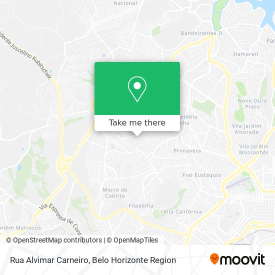 Rua Alvimar Carneiro map
