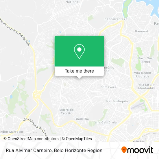 Rua Alvimar Carneiro map