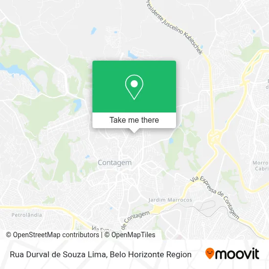 Rua Durval de Souza Lima map