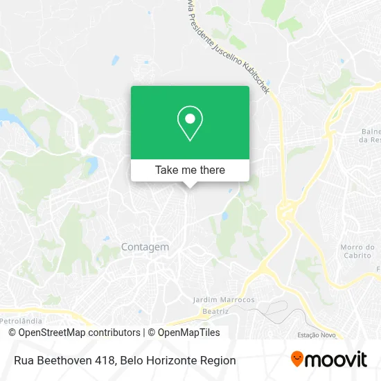 Rua Beethoven 418 map