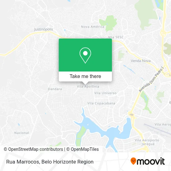 Rua Marrocos map