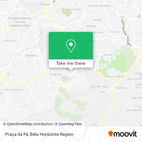 Praça da Fé map