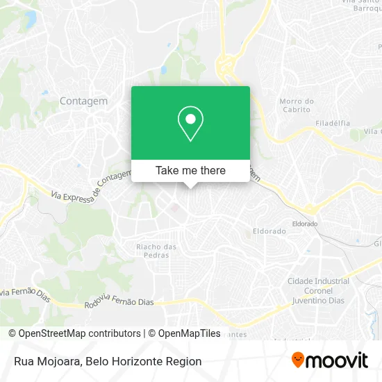 Rua Mojoara map